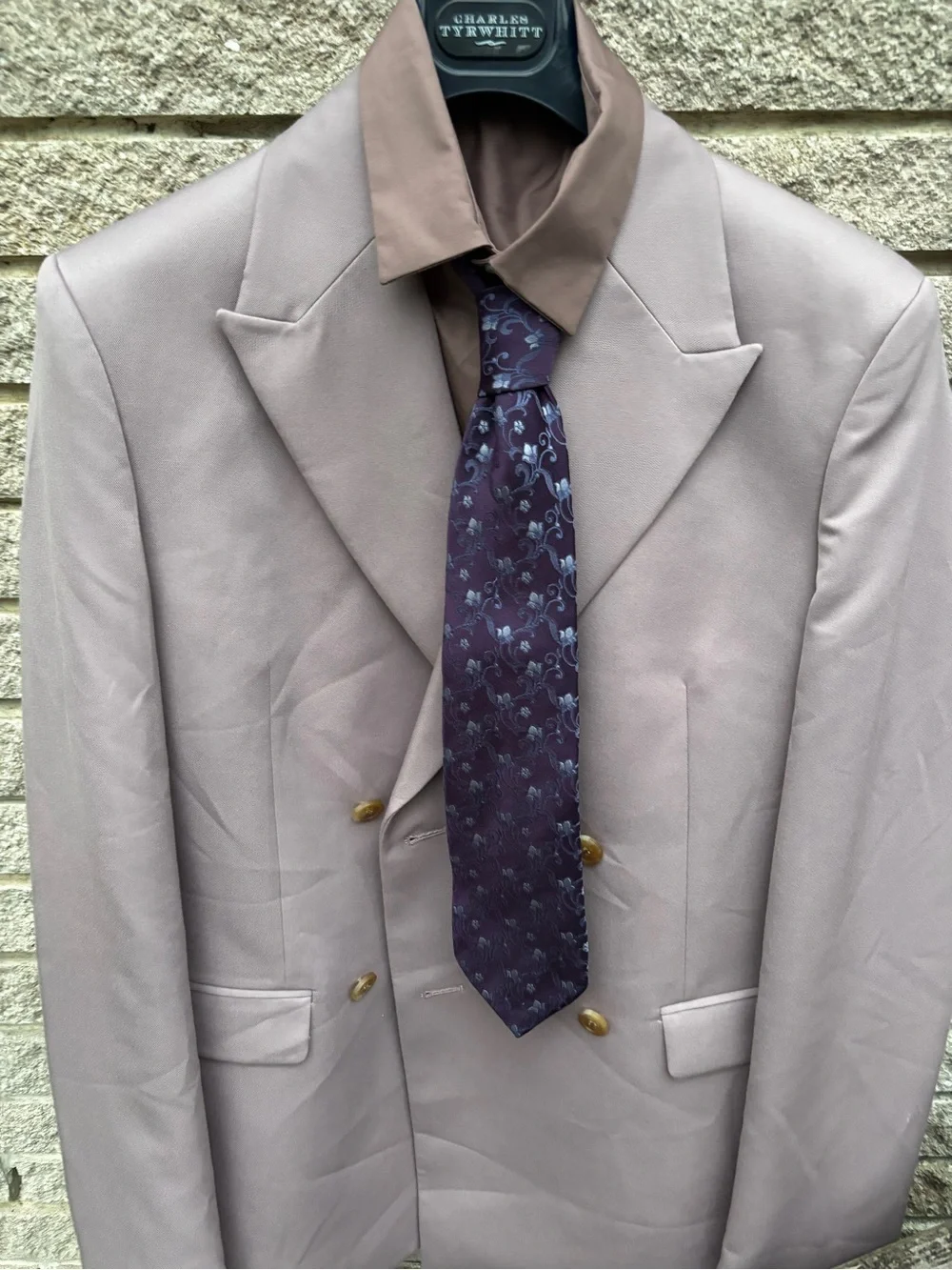 ASOS Design Mens Double Breasted Suit Dusty Pink 36R Pants Shirt 30 32 Nordstrom